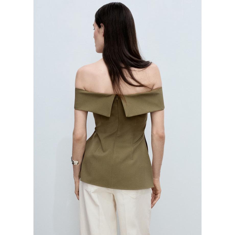 MANGO BOX Top Épaules Dénudées  