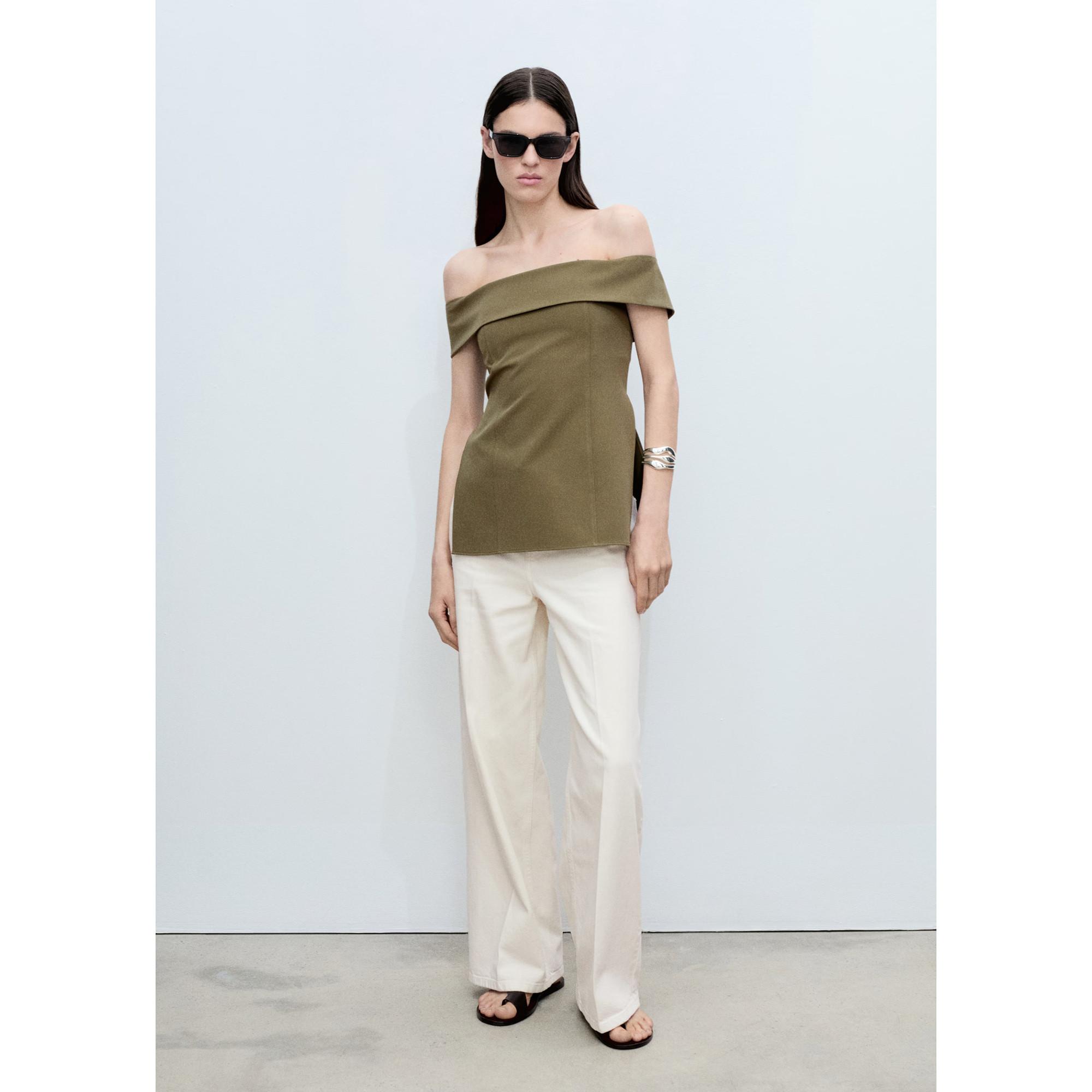 MANGO BOX Top Spalle Scoperte  