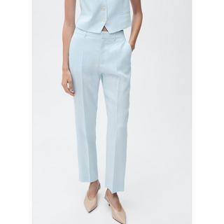 MANGO BORELI Taille Haute Coupe Droite Pantalon de Costume  