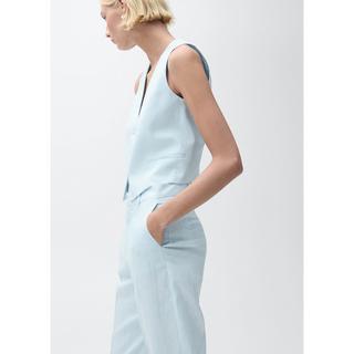 MANGO BORELI Taille Haute Coupe Droite Pantalon de Costume  