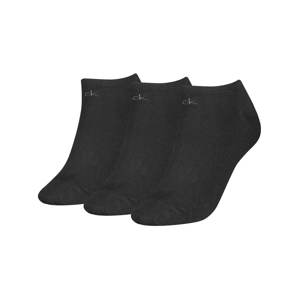 Calvin Klein - Socken, 3er-Pack, für Damen, Black, Größe 35-38