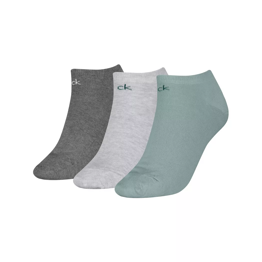 Calvin Klein - Socken, 3er-Pack, für Damen, Jade, Größe 39-42