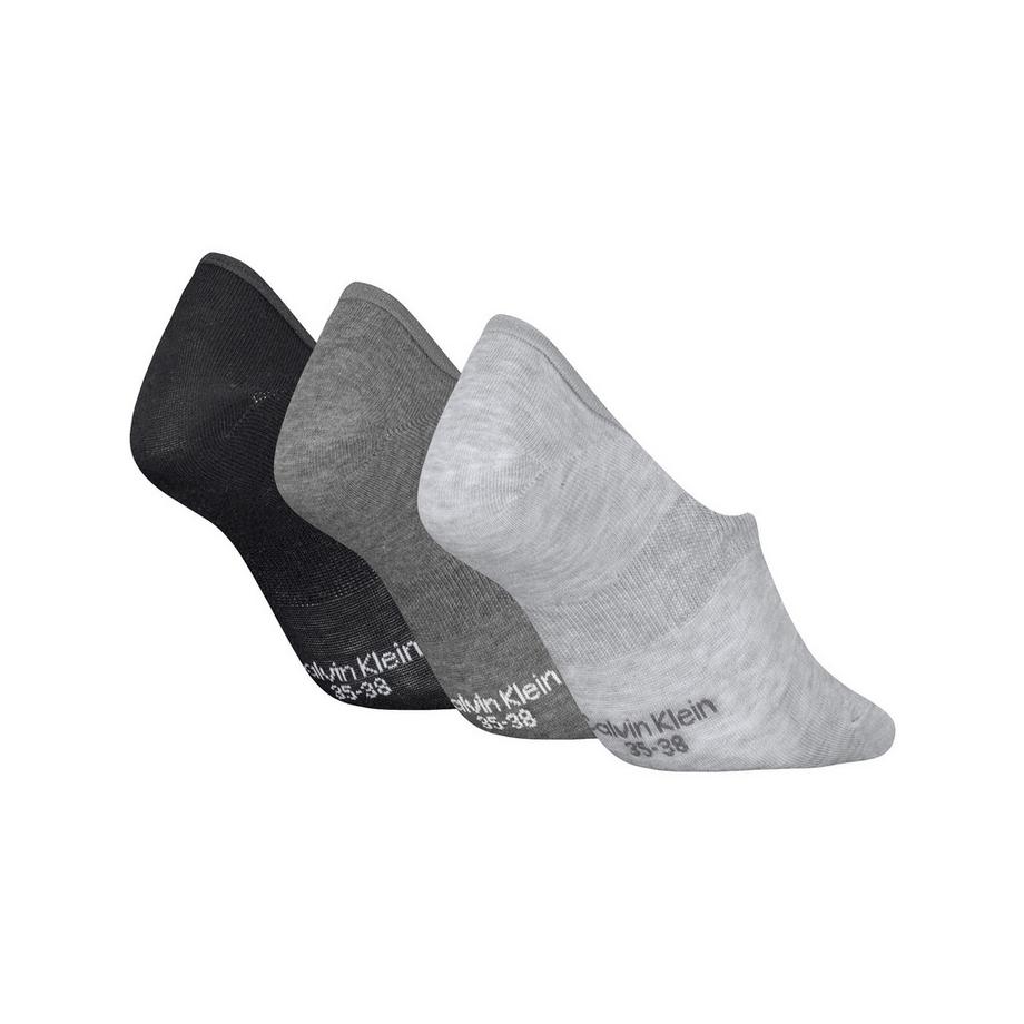 Calvin Klein CK Women Footie MC 3P Salvapiedi  