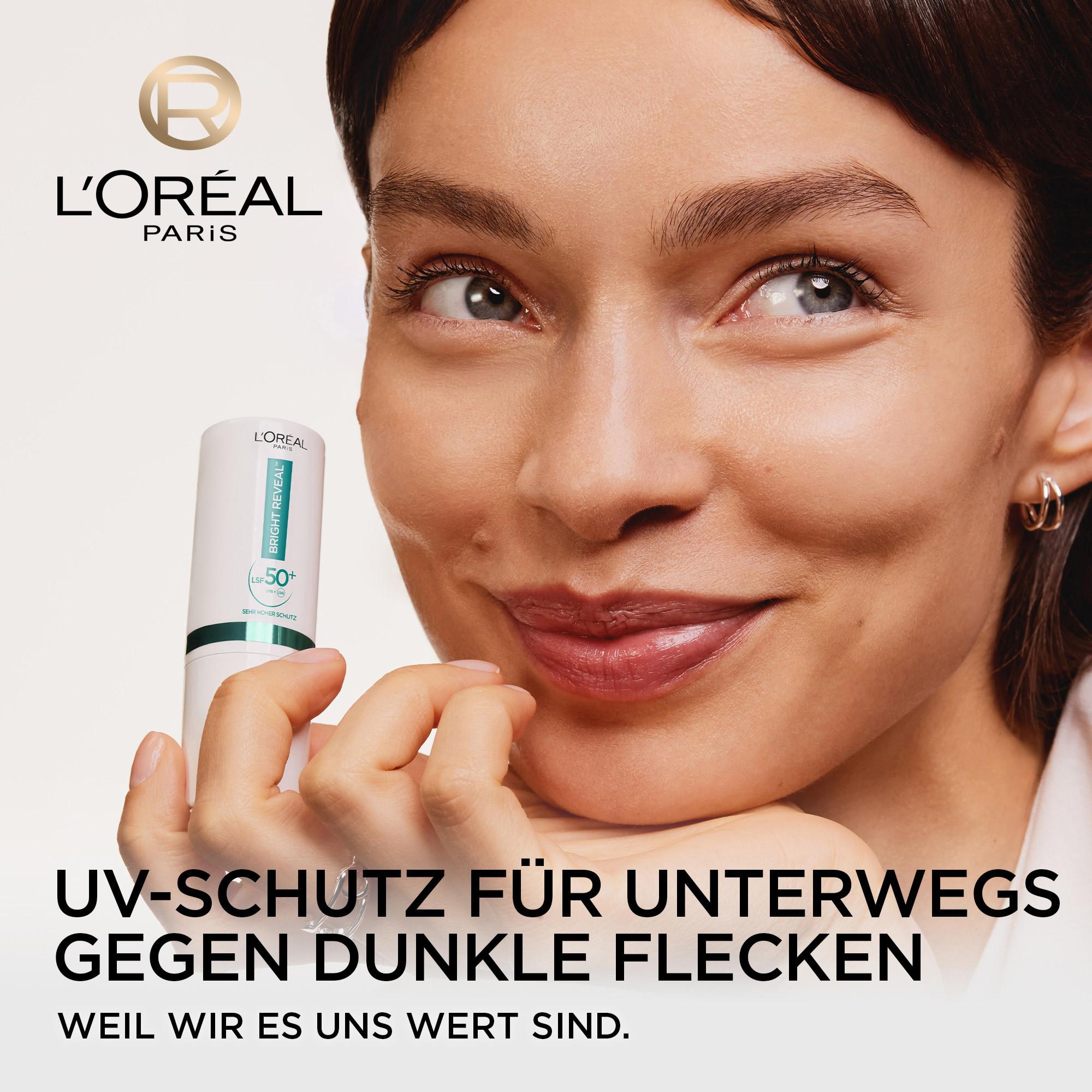 L'Oréal Paris  Bright Reveal Täglicher UV Stick LSF 50+ 