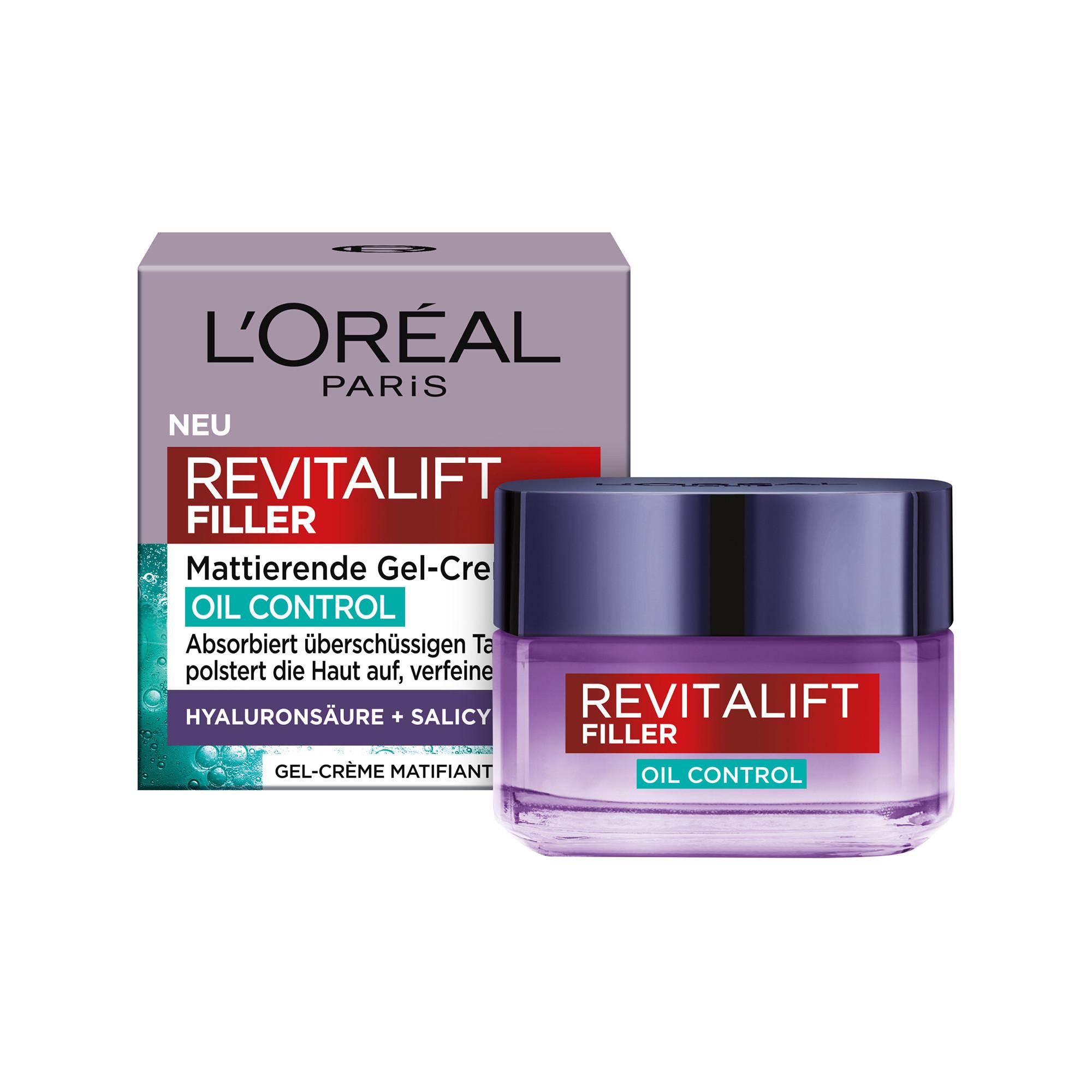 L'Oréal Paris  Gel-Crème Revitalift Filler Matifiant Oil Control 