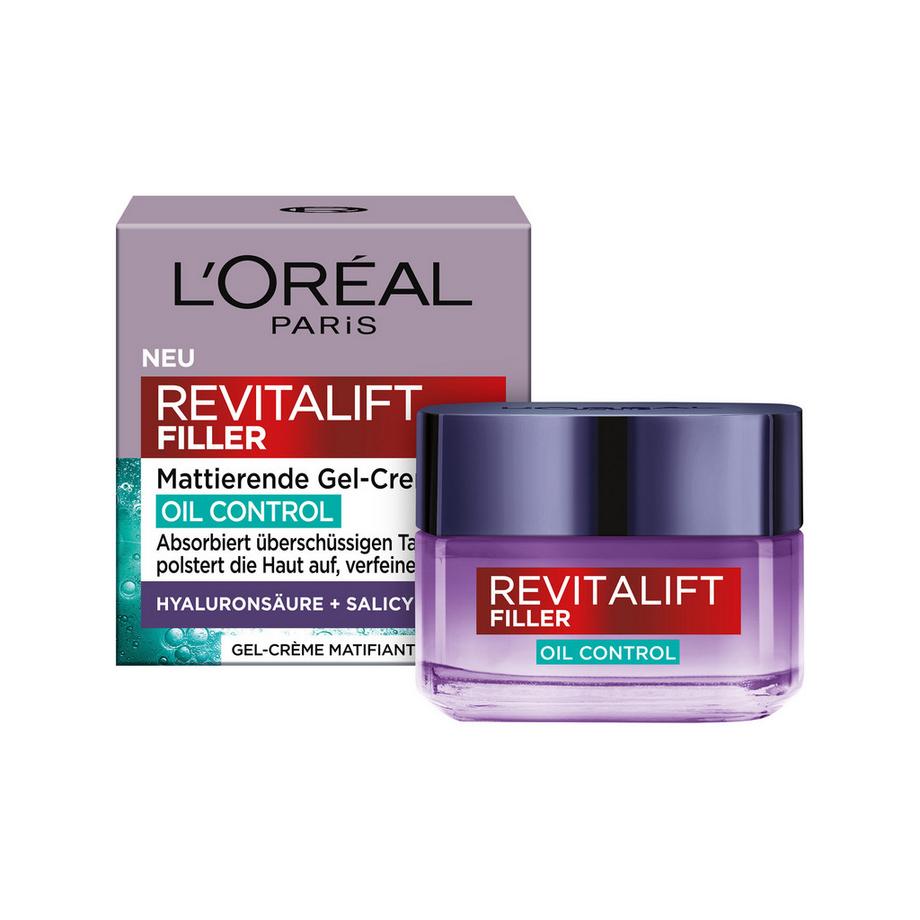 L'Oréal Paris  Revitalift Filler Mattierende Gel-Creme Oil Control 