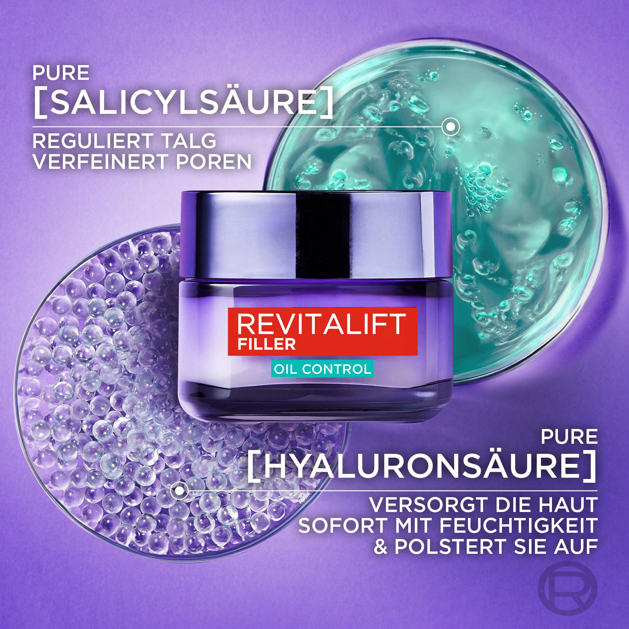 L'Oréal Paris  Gel-Crème Revitalift Filler Matifiant Oil Control 