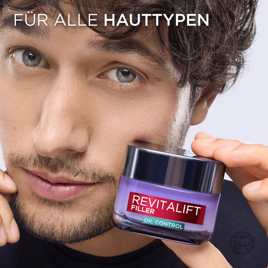 L'Oréal Paris  Revitalift Filler Mattierende Gel-Creme Oil Control 