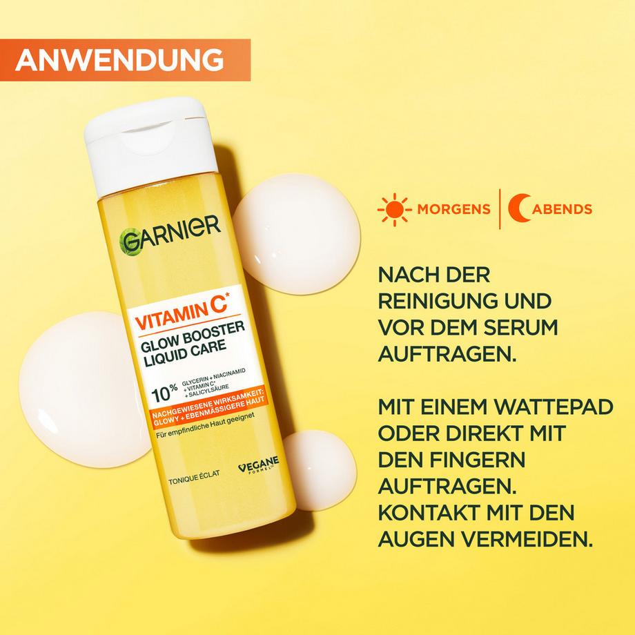 GARNIER  Vitamin C* Glow Booster Liquid Care 
