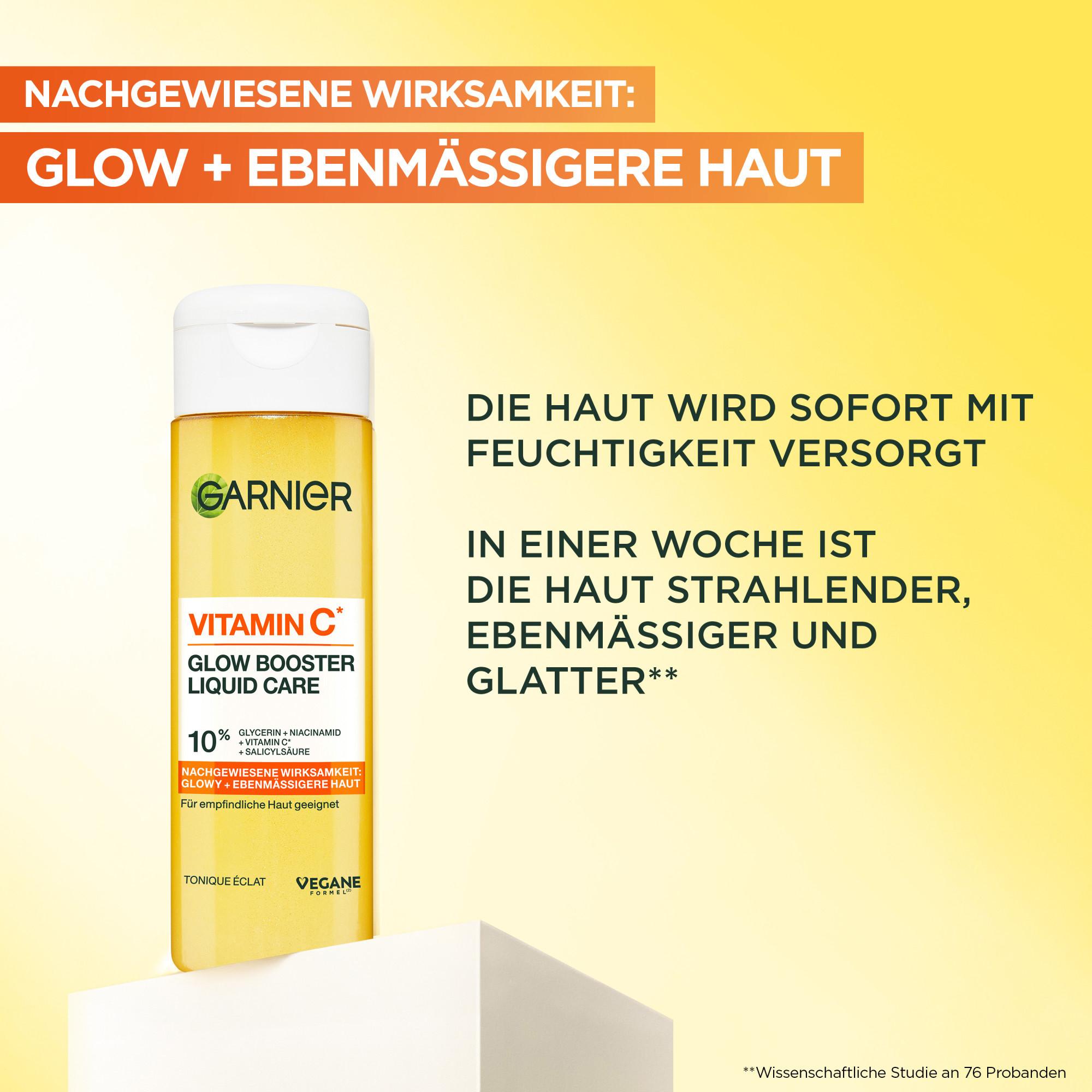 GARNIER  Vitamin C* Glow Booster Liquid Care 