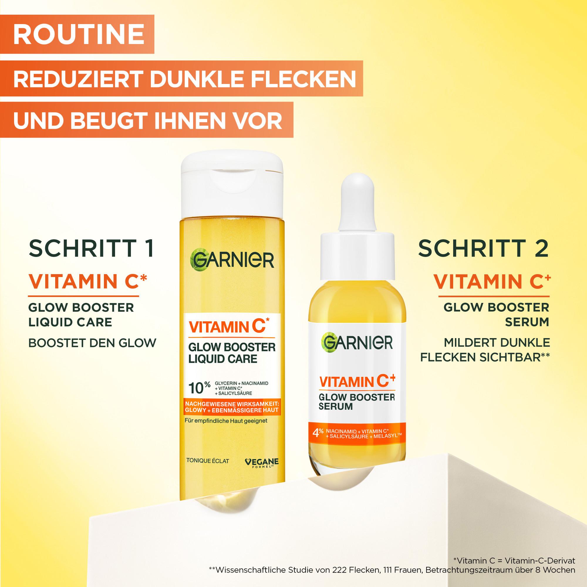 GARNIER  Vitamin C* Glow Booster Liquid Care 