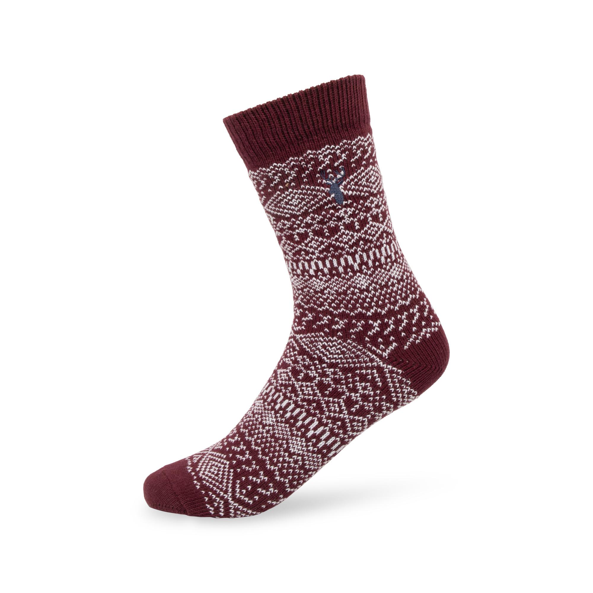 Manor Man Wadenlange Socken mit Strickmuster  