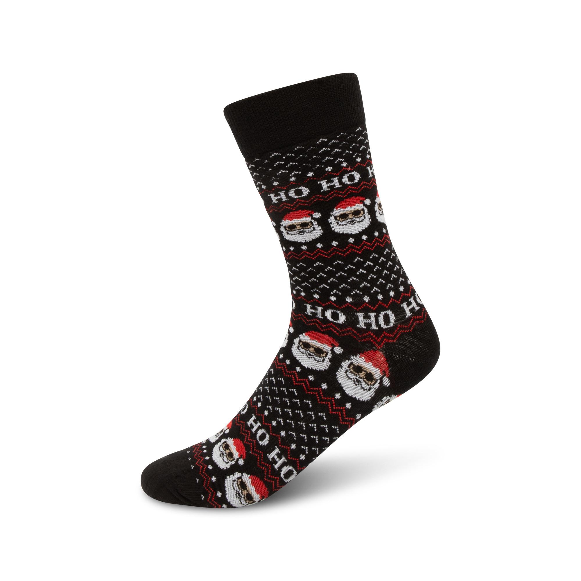Manor Man Duopack Wadenlange Socken Weihnachtsmotiv  