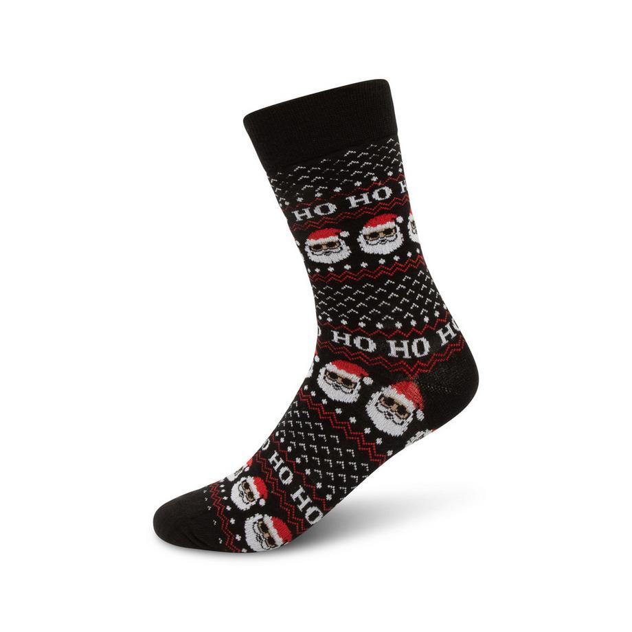 Manor Man Duopack Wadenlange Socken Weihnachtsmotiv  