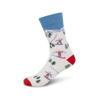 Manor Man Lot de 2 paires de chaussettes motif Noël hauteur mollet  