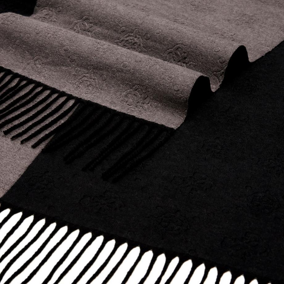 GUESS Echarpe réversible à franges  