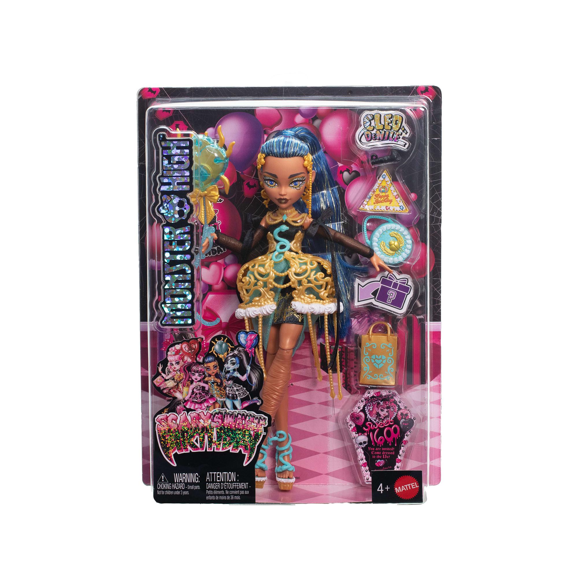 Monster High  Bambola Cleo di compleanno 