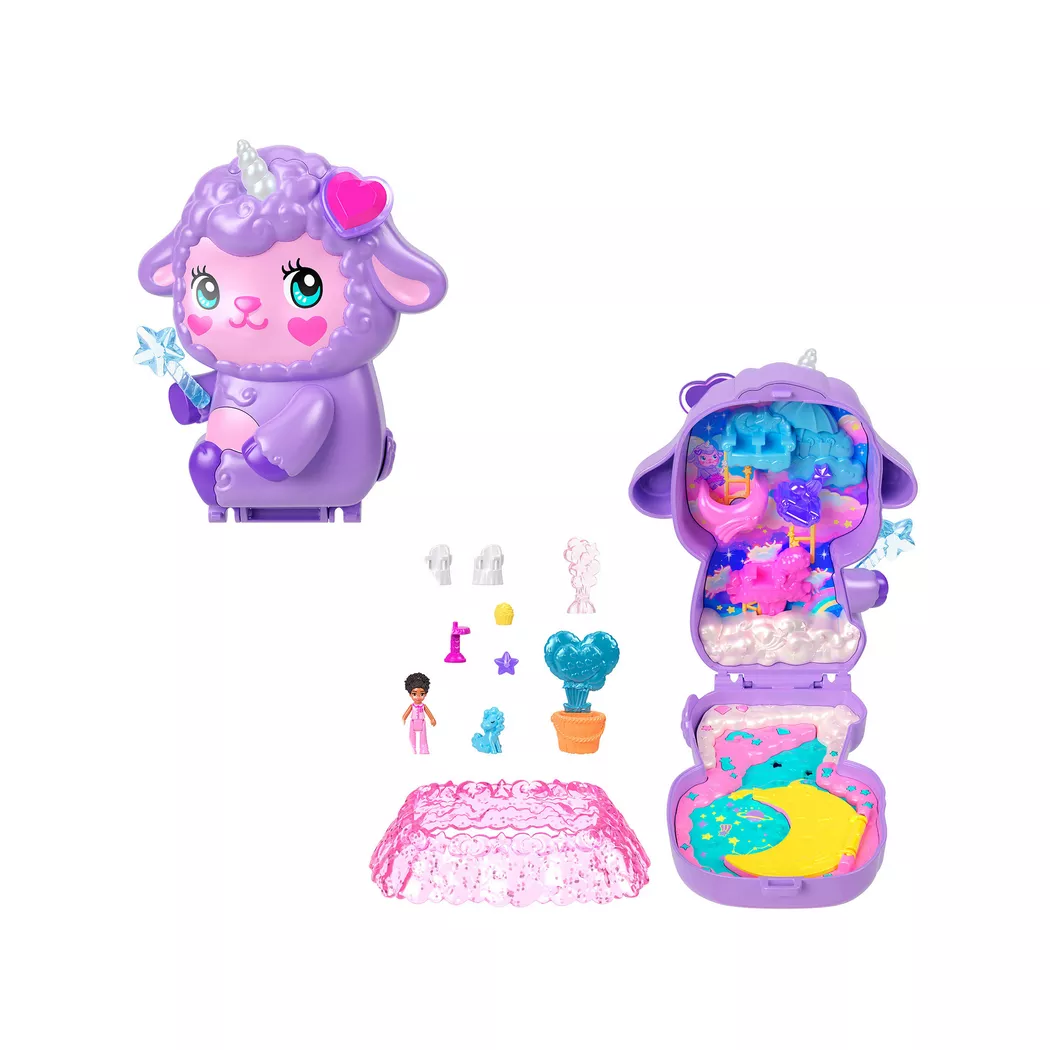 Polly Pocket - Lämmchen Schatulle, Multicolor