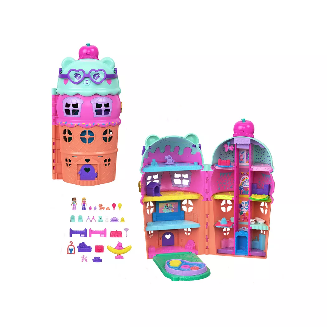 Polly Pocket - Haus Schatulle, Multicolor