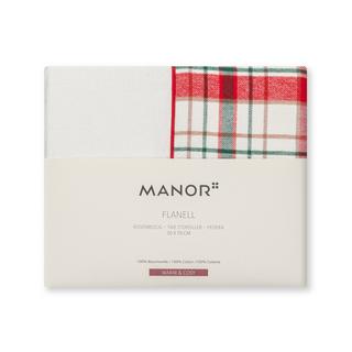 Manor Foresta Karierter Flanell Kissenbezug  