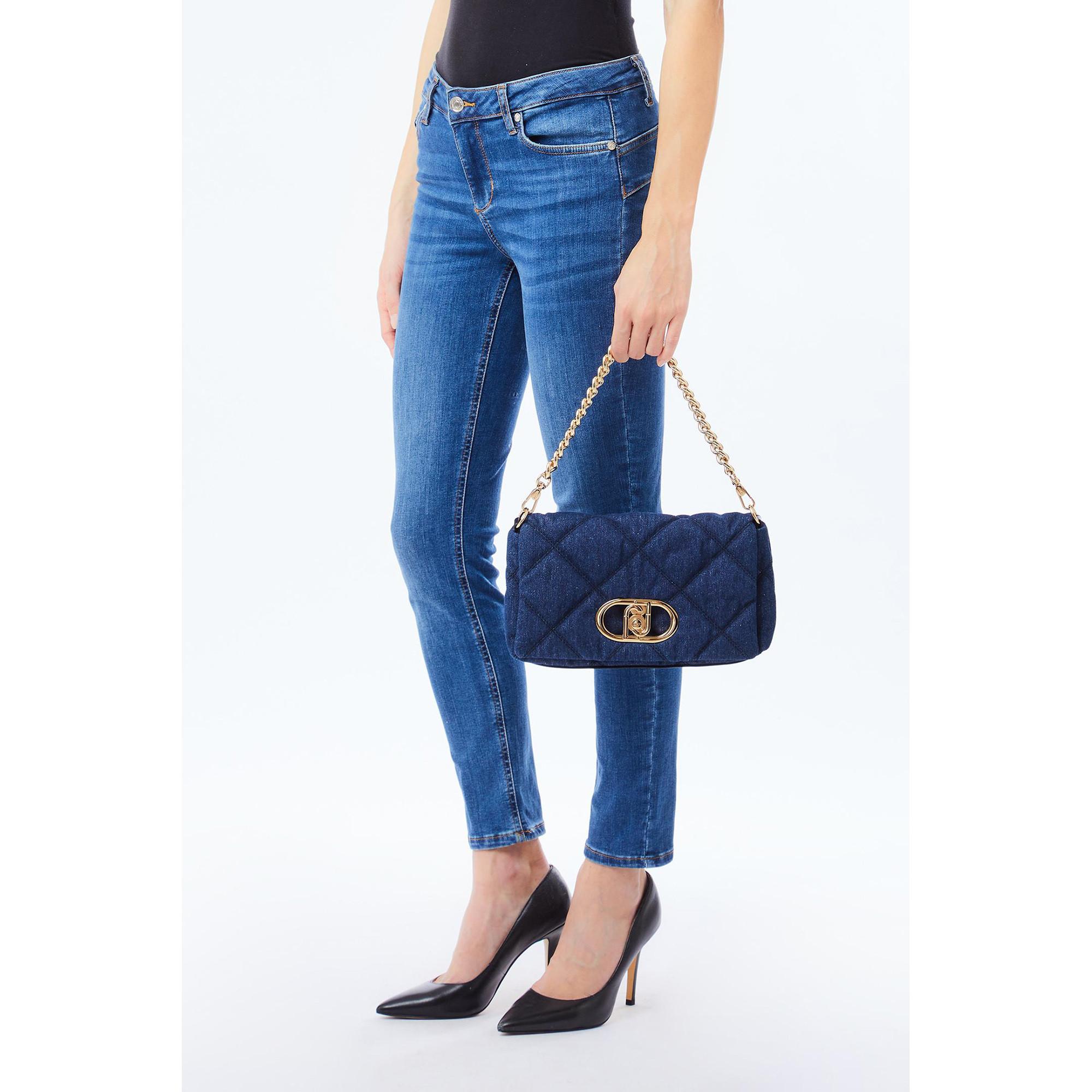 LIU JO LaPuffy Sac Bandoulière Denim Matelassé  