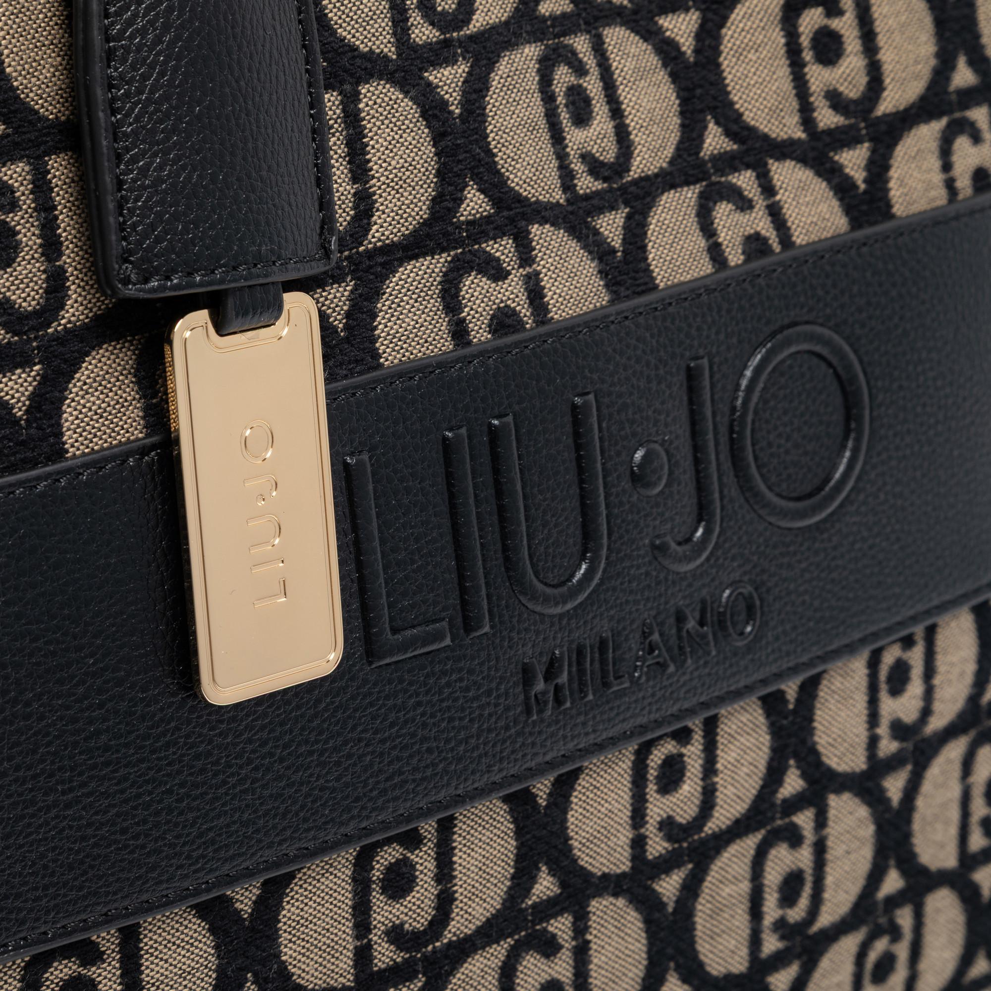 LIU JO Borsa Tote Ricamata Monogramma  