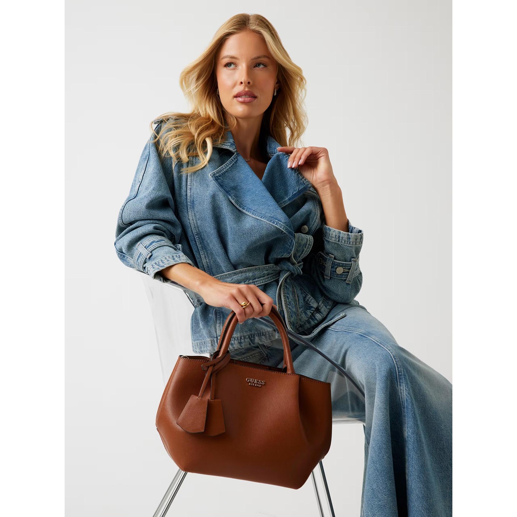 GUESS Amorette Satchel Bag  