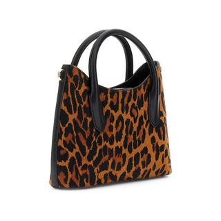 GUESS Domitilla Satchel Bag Leopard Print  