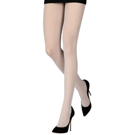 emilio cavallini Metallized Small Diamond and Dots Tights 50  