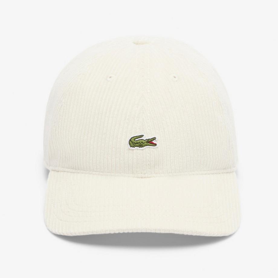 LACOSTE Casquette en Velours Côtelé  