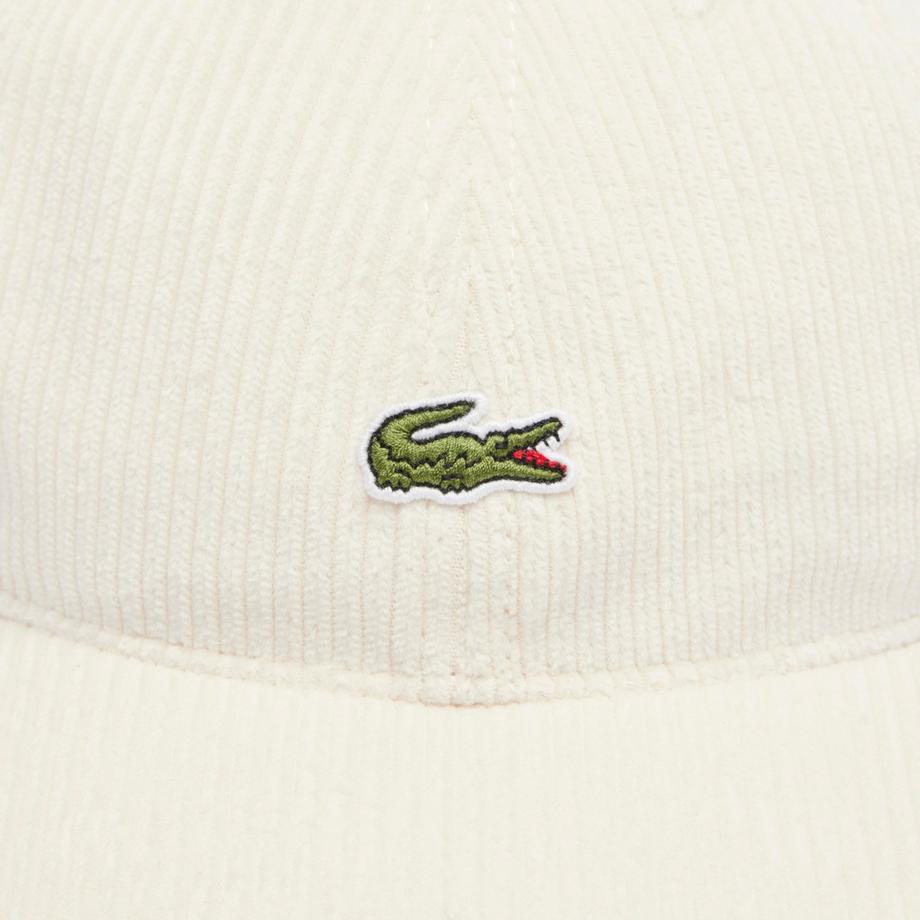 LACOSTE Casquette en Velours Côtelé  