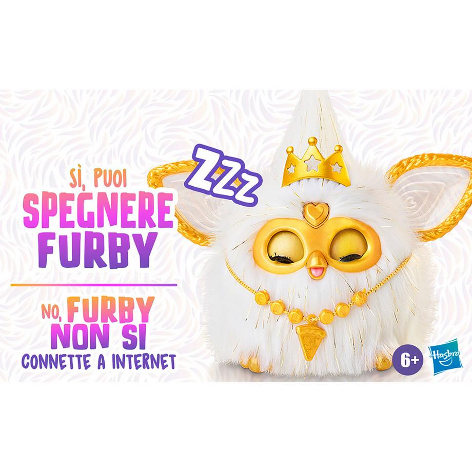 Furby  Furby Gold Glam, giocattolo interattivo, italiano 