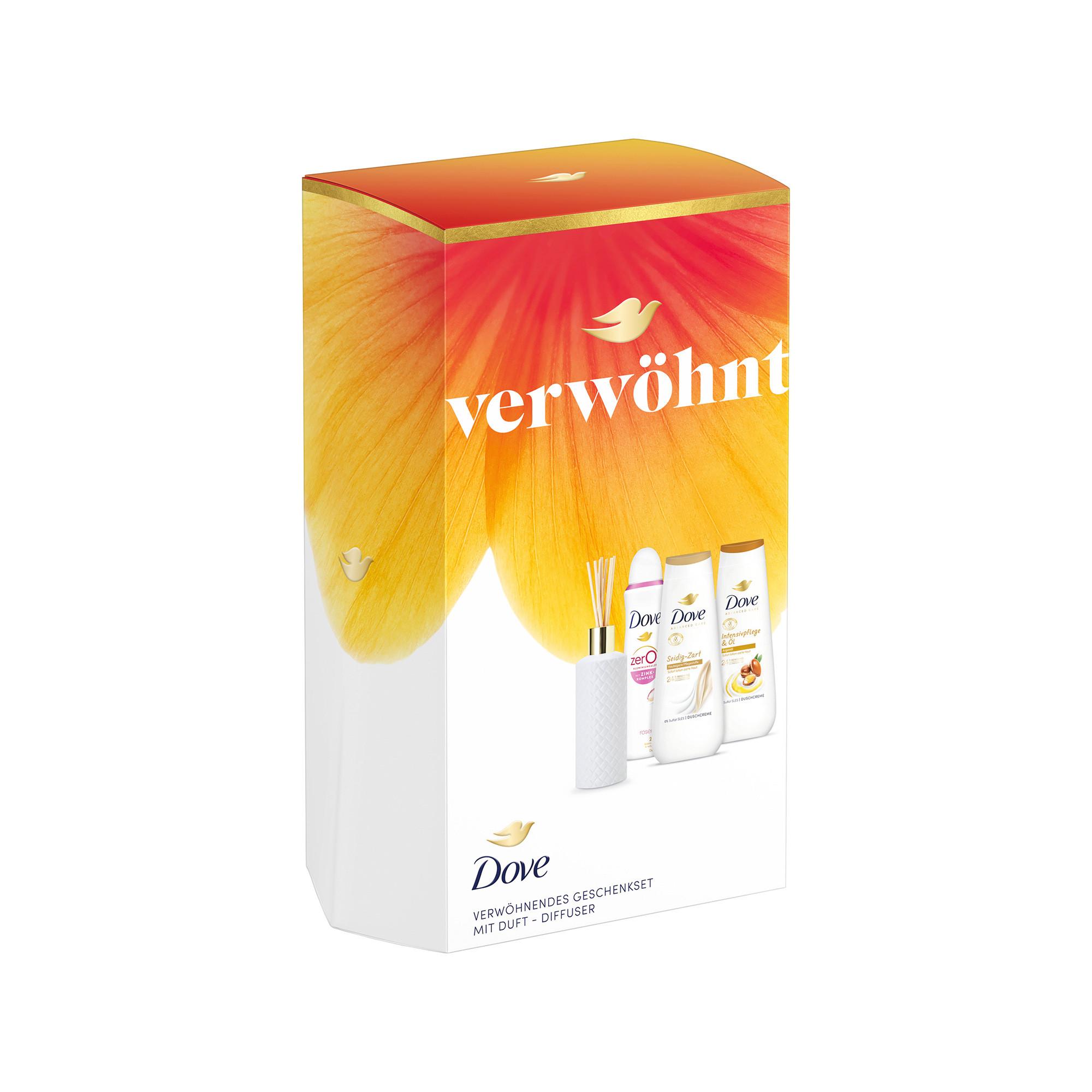 Dove  Geschenkset „verwöhnt" mit Diffuser 