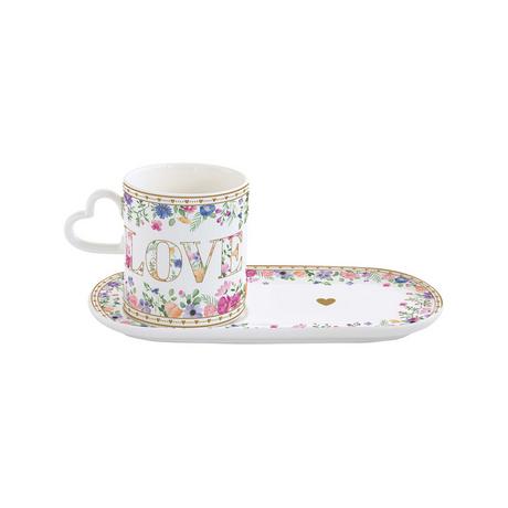Easy Life Tazza con piattino Mon Amour 
