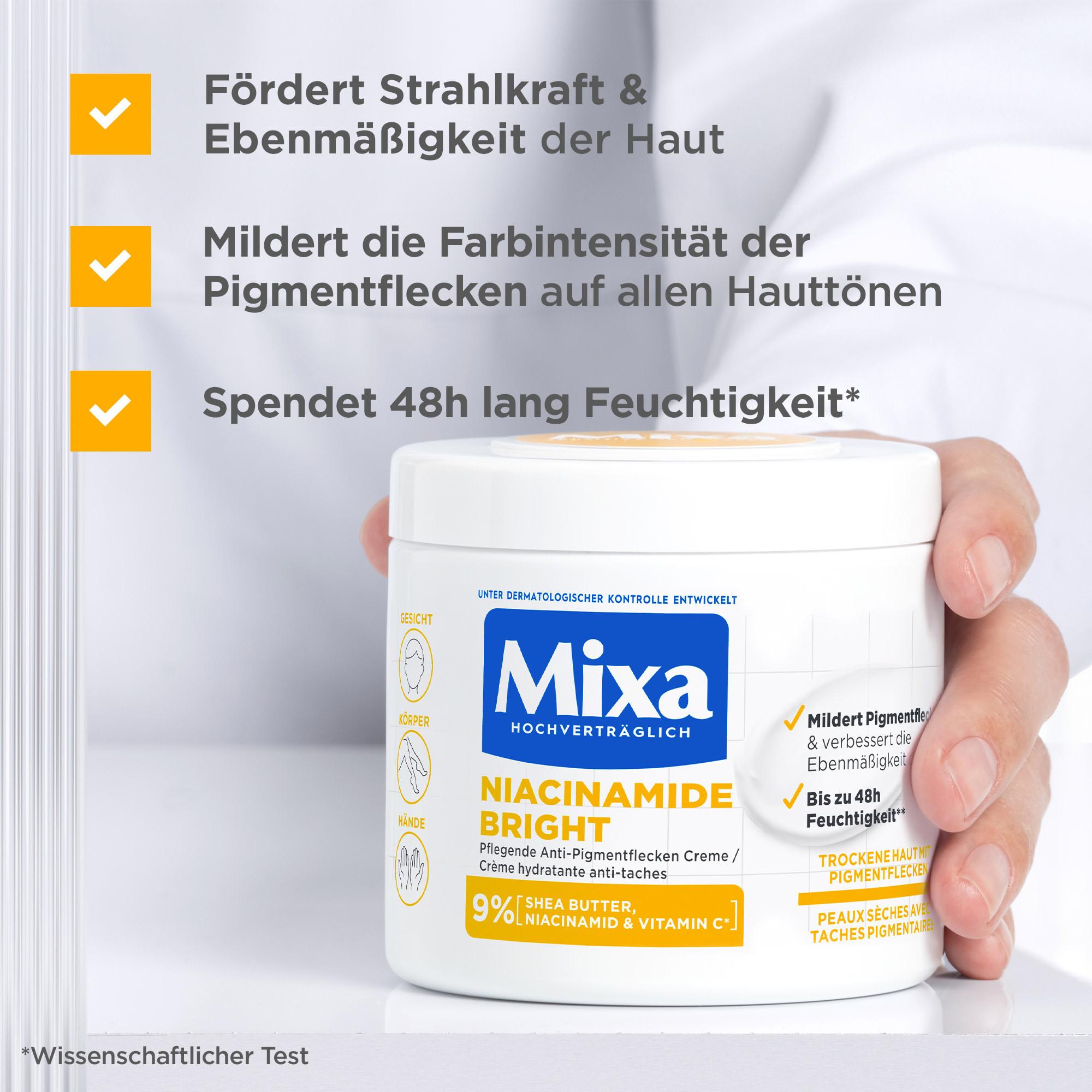 Mixa  Niacinamide Bright Pflegende Anti-Pigmentflecken Creme 