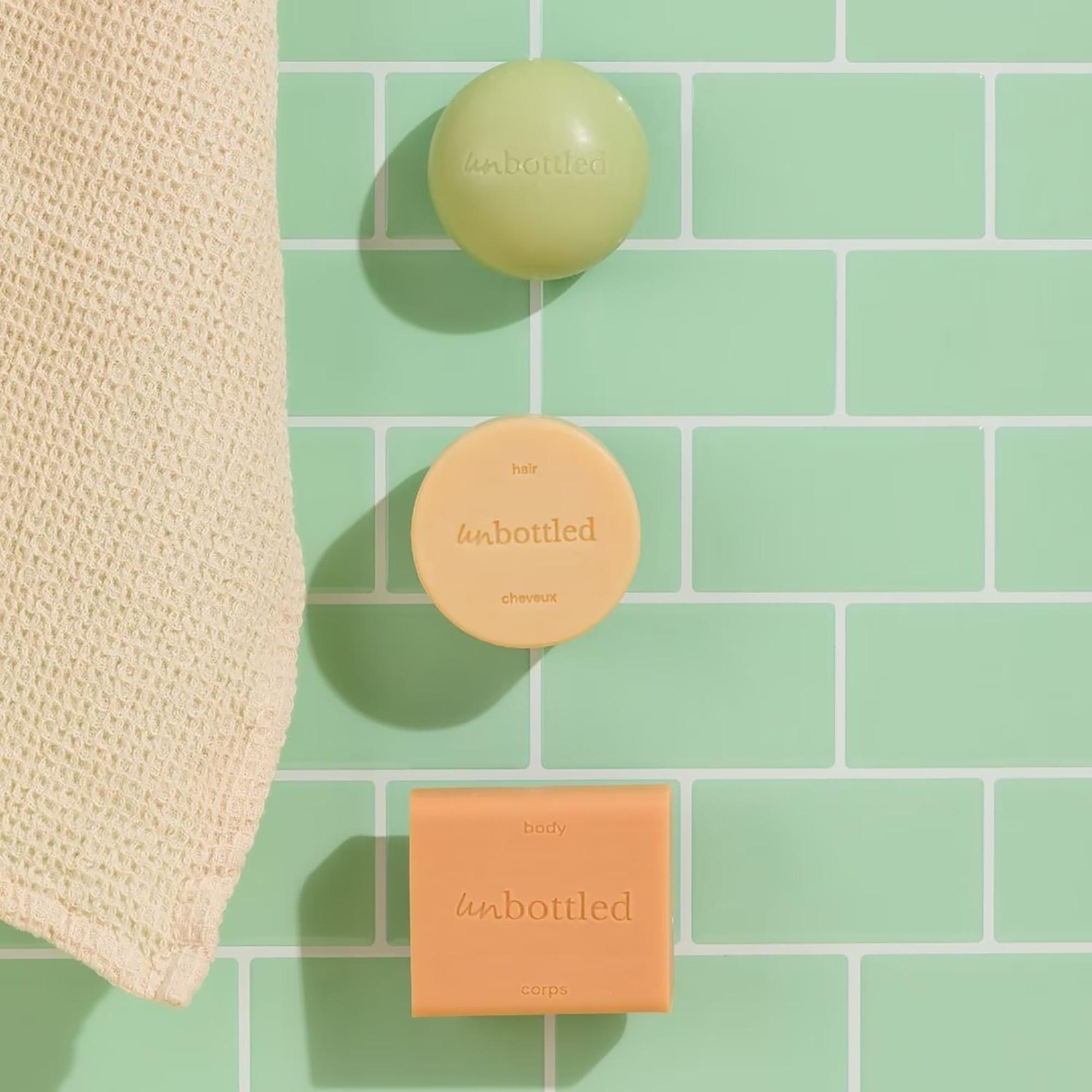 UNBOTTLED Portasapone magico x 3 - Accessorio da bagno Formato Viaggio  