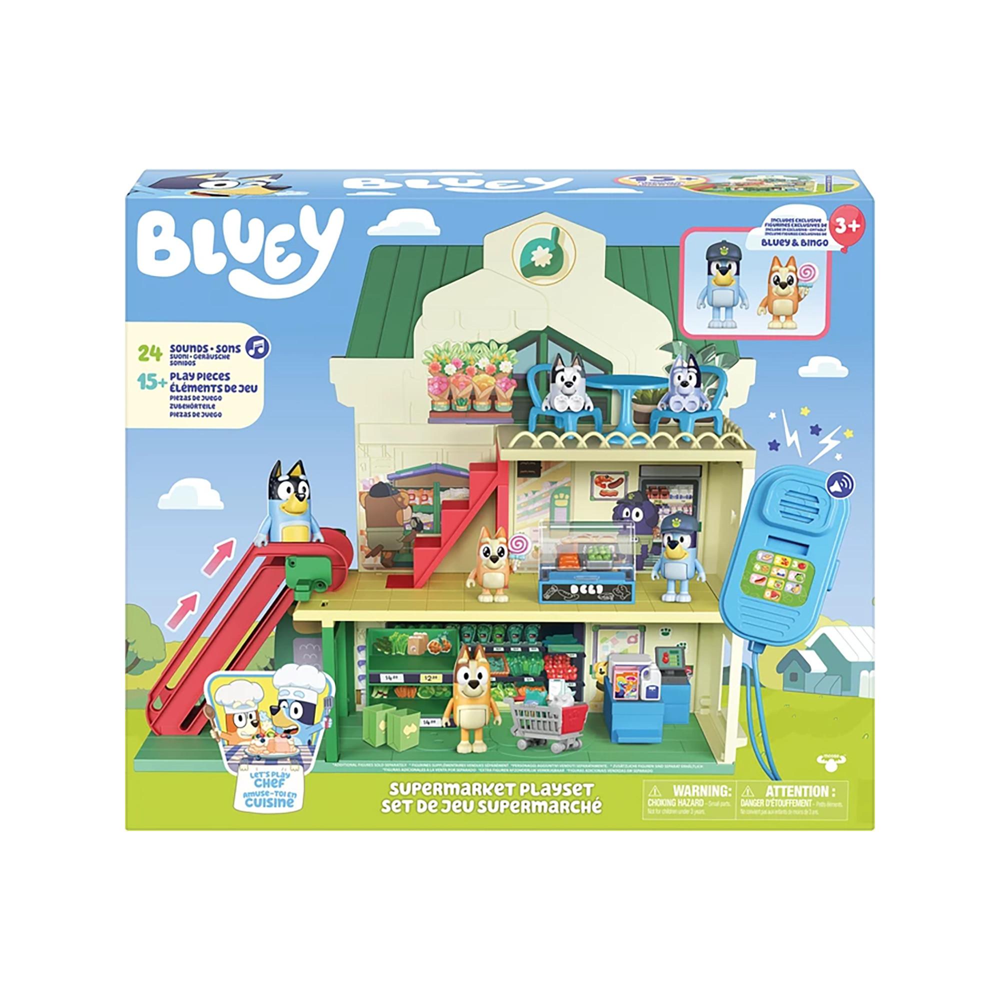 Moose Toys  Set de jeu Bluey Supermarché 