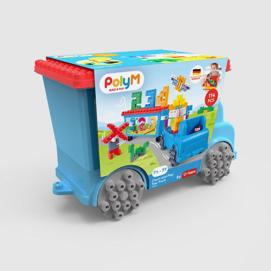 Poly M  Count and Play Tow Truck 