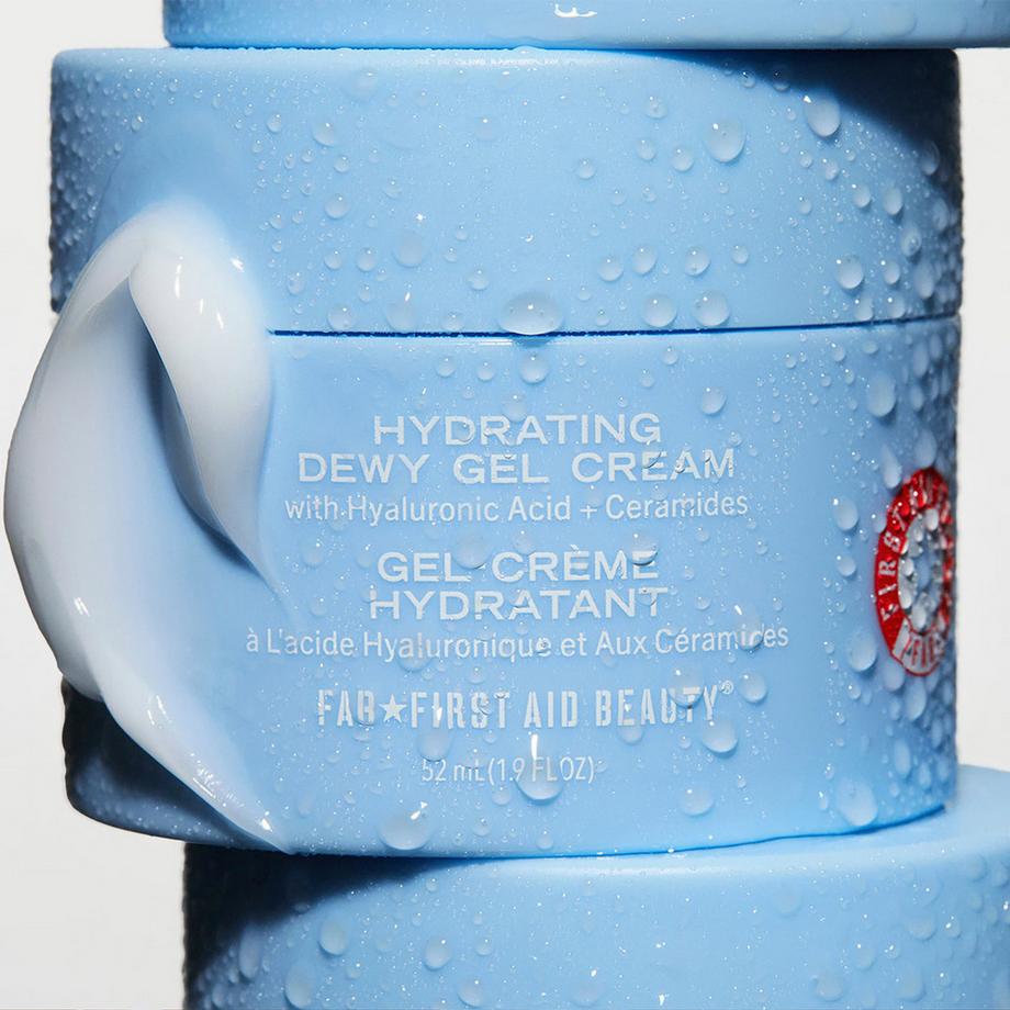FIRST AID BEAUTY  Hydrating Dewy Gel Cream - Crema idratante all'acido ialuronico + ceramidi 