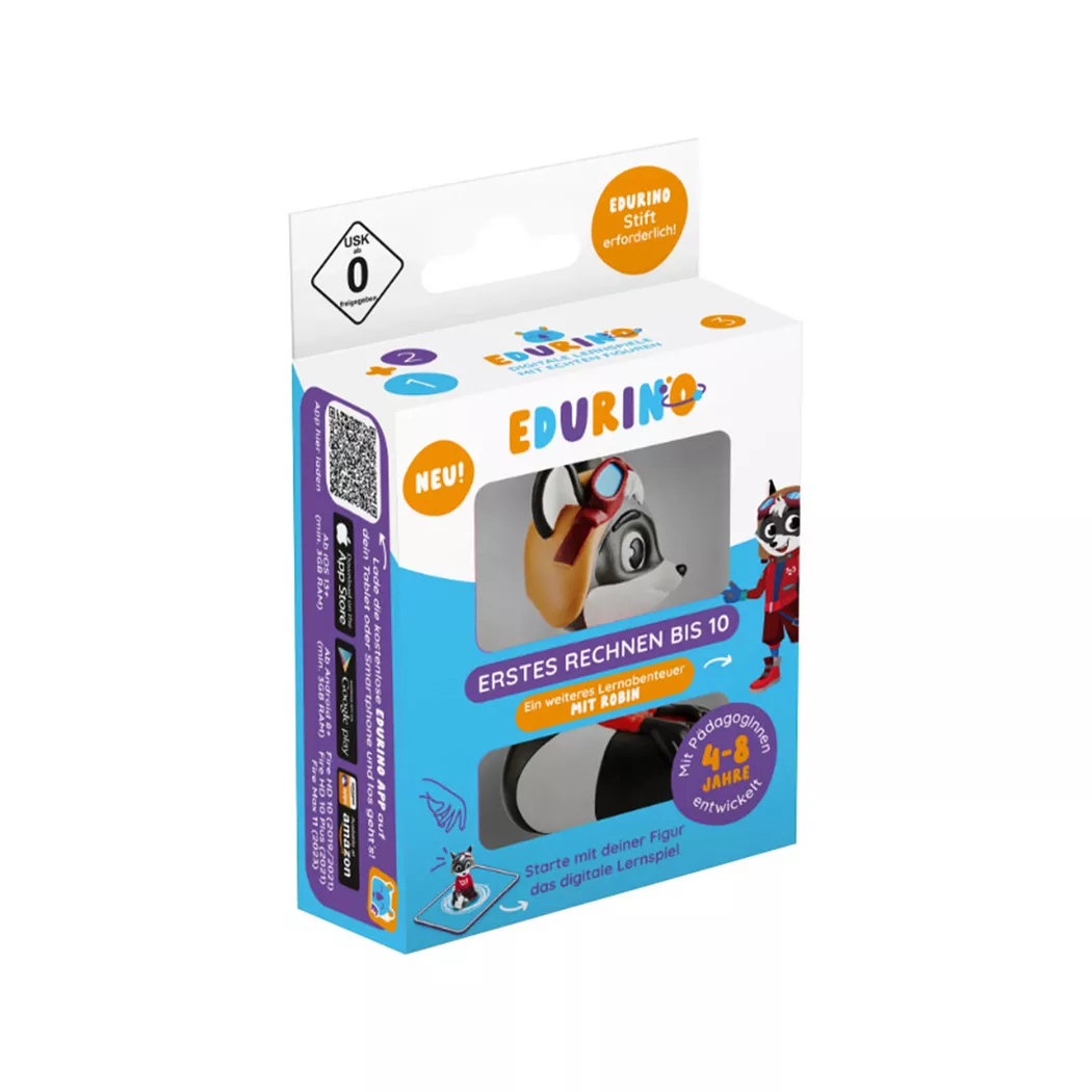 Edurino - Figura Robin 2, tedesco, Multicolore