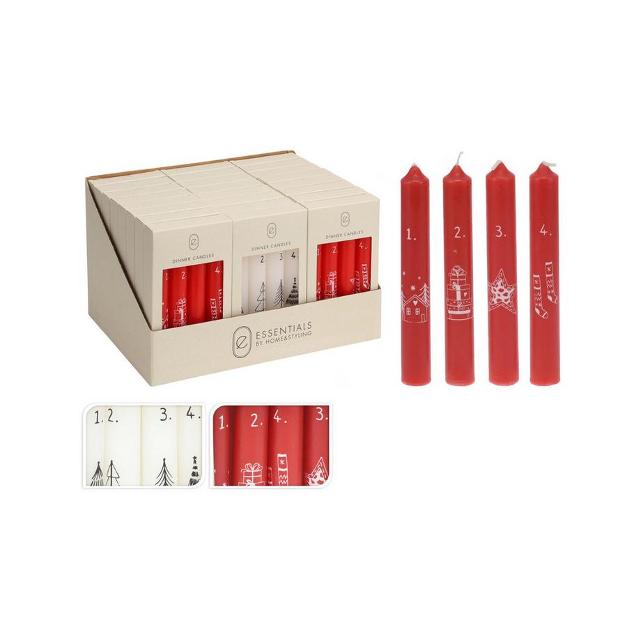  Adventskerzen Adventskerzen 