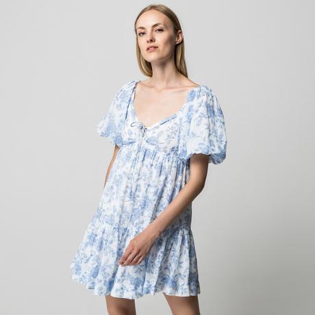 Gina Tricot Robe Courte Motif Floral  