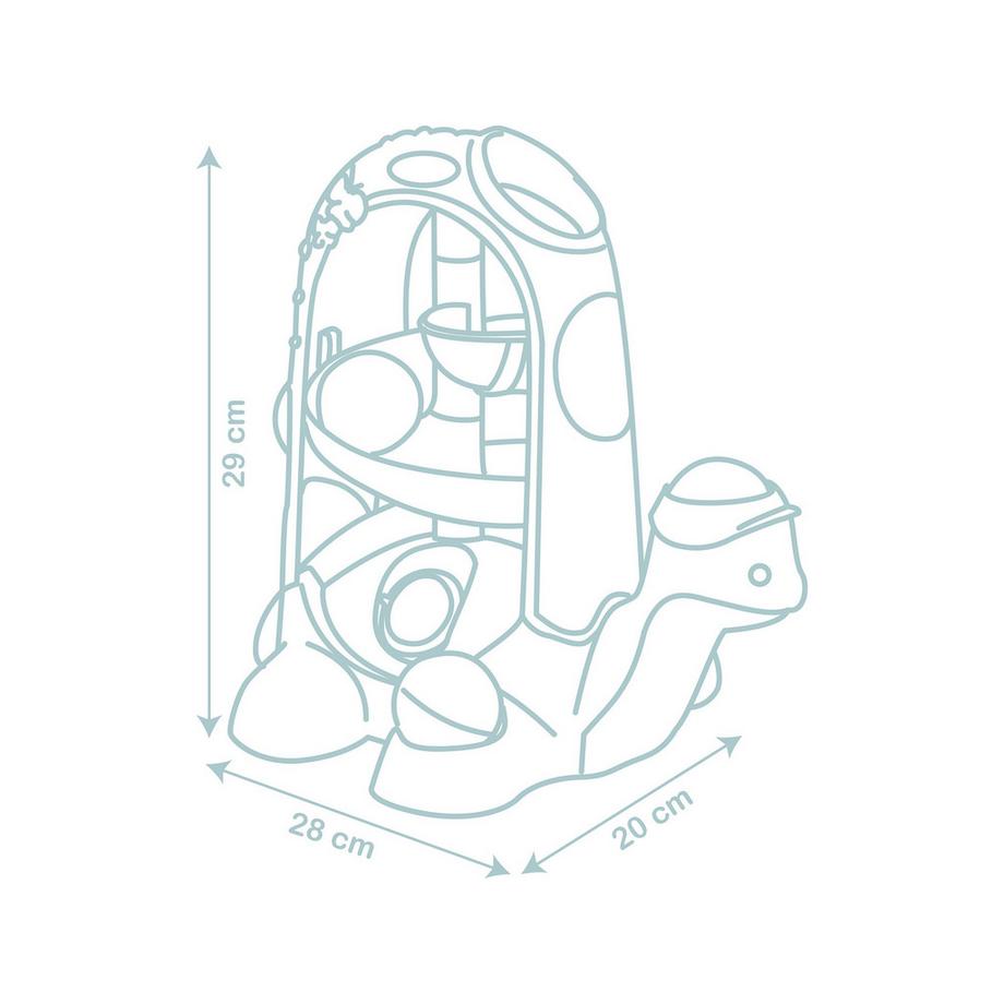 Smoby  Piste à billes tortue 