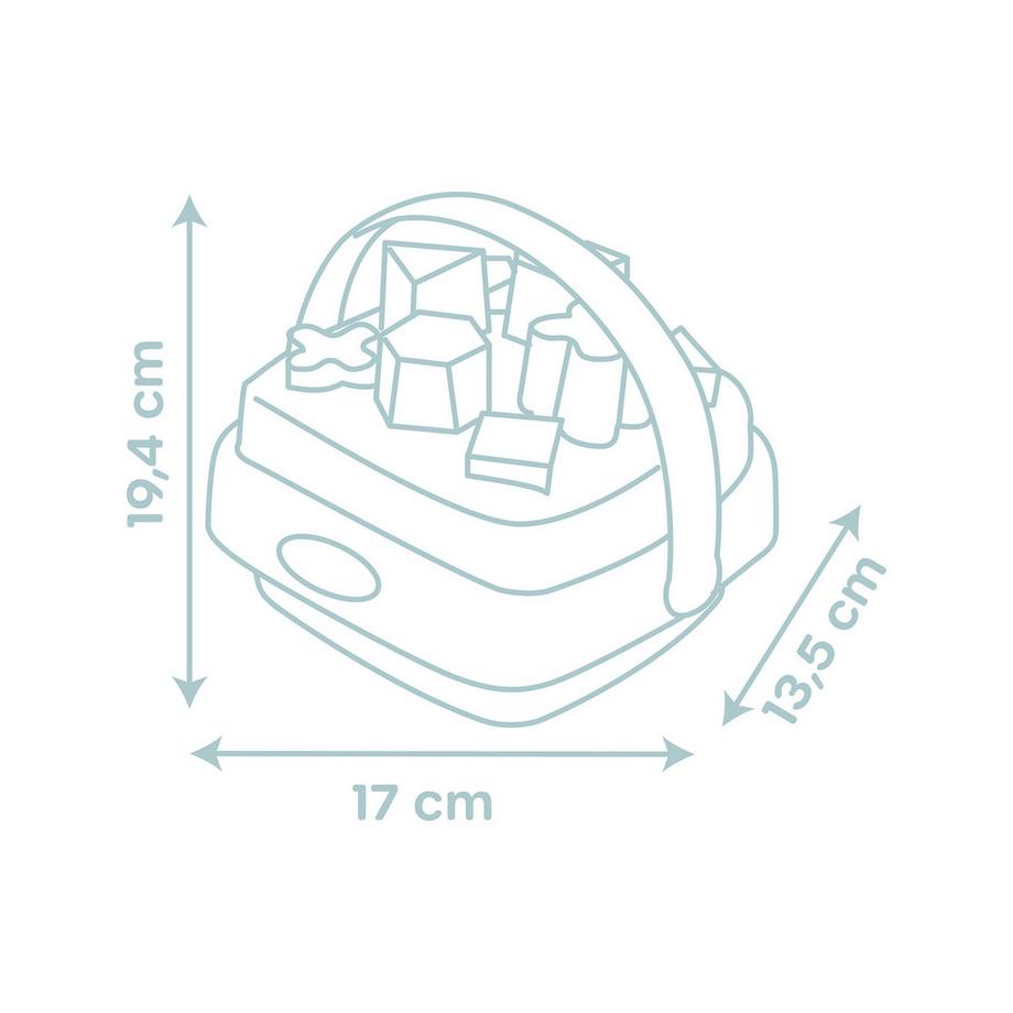 Smoby  Cestino da gioco in stampo 