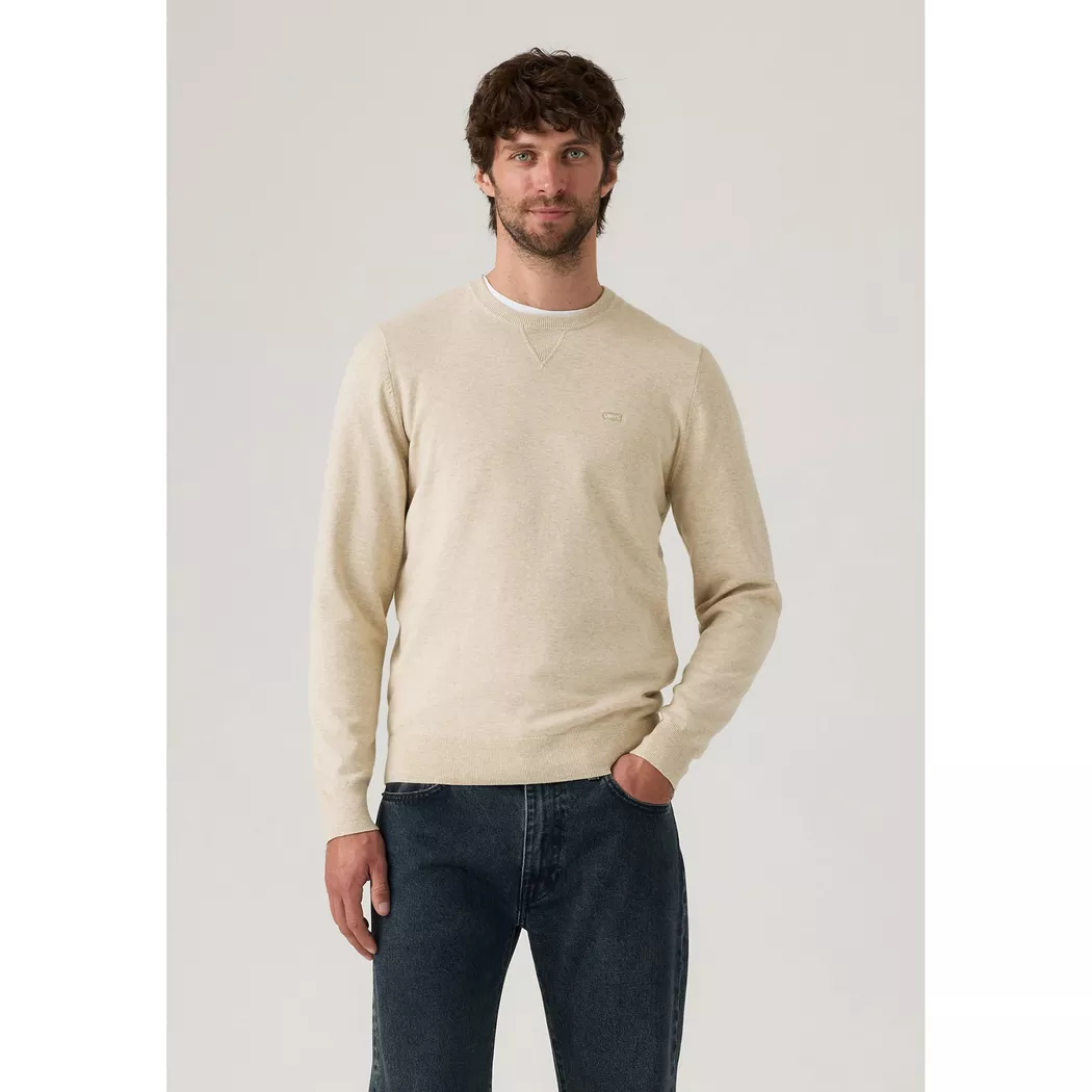 Levi´s ® Sweat-shirt Lightweight White Peppercorn Heather S Homme