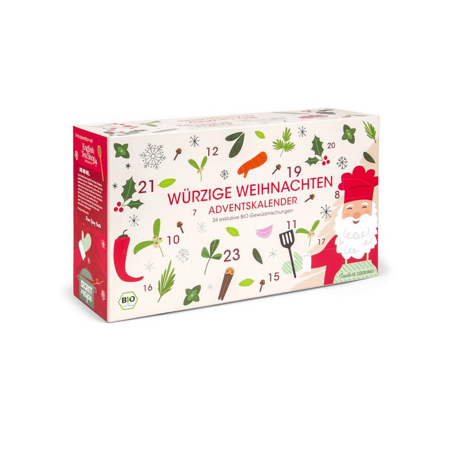 English Tea Shop  Gewürz Adventskalender «Würzige Weihnachten» – Bio 