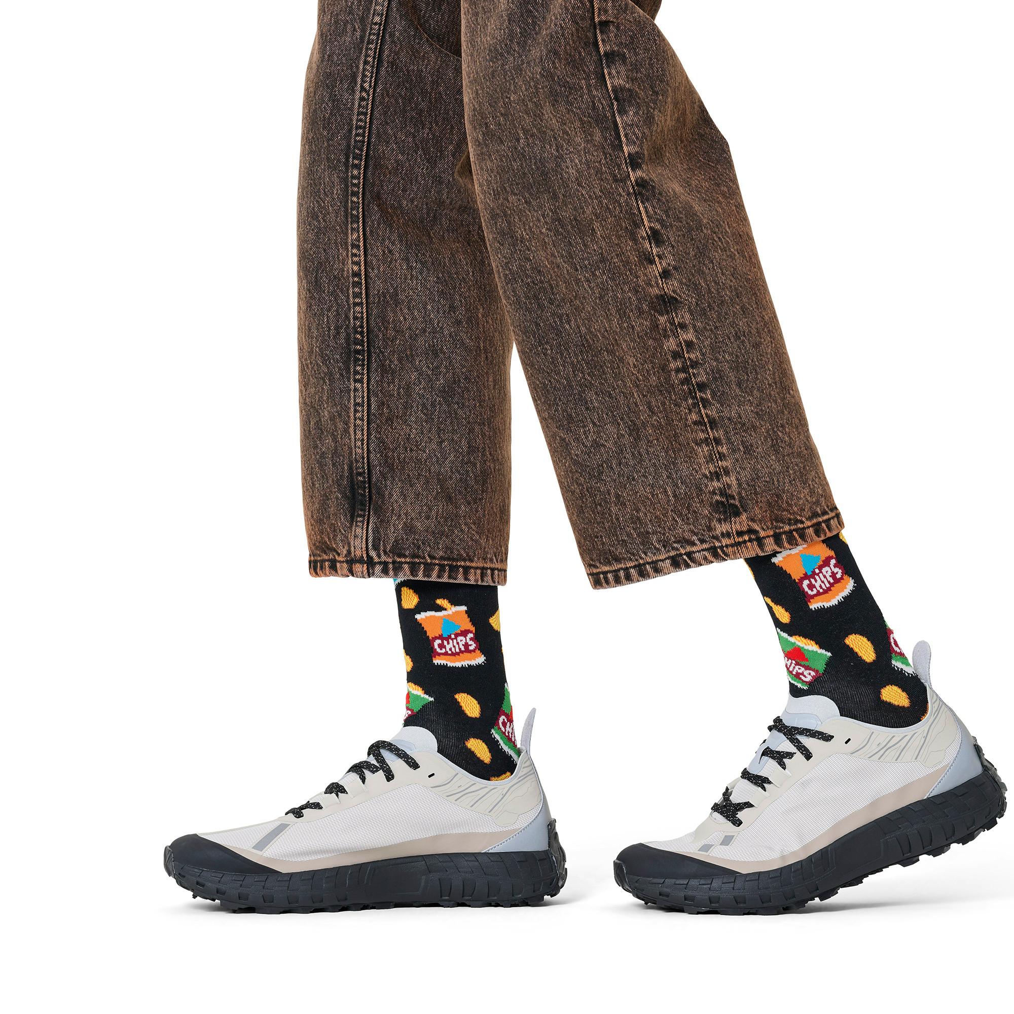 Happy Socks Chips Bag Wadenlange Socken  