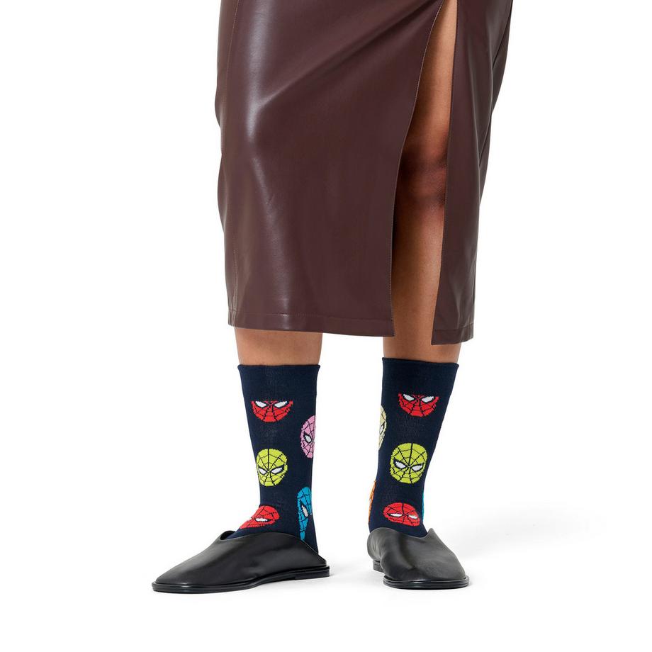 Happy Socks Marvel Spidey Wadenlange Socken  