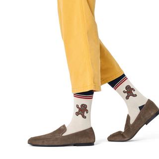 Happy Socks Chaussettes Hauteur Mollet Pain d'épices  