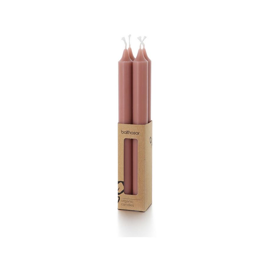 Balthasar Bougies flambeaux, 4 pièces Organic 